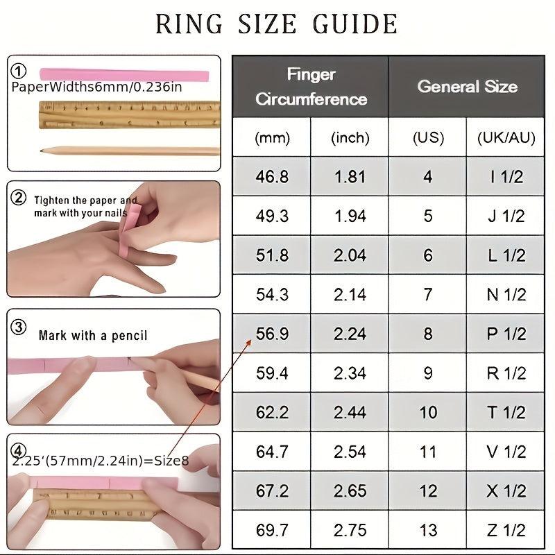 Square Minimalist Classic Women's Ring