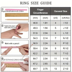 Square Minimalist Classic Women's Ring