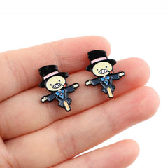 Cartoon Stud Earrings For Woman Girls Kids Party Jewelry Anime Earrings Gift