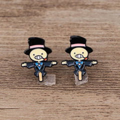 Cartoon Stud Earrings For Woman Girls Kids Party Jewelry Anime Earrings Gift