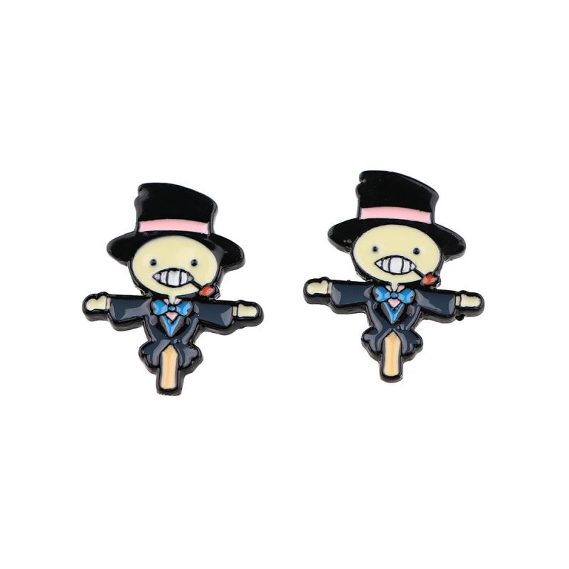 Cartoon Stud Earrings For Woman Girls Kids Party Jewelry Anime Earrings Gift