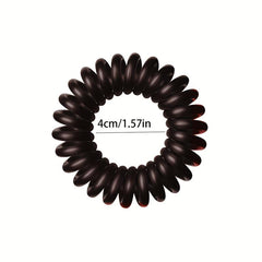Phone Line Hair Roll Women's Headband Elastic Coil Set