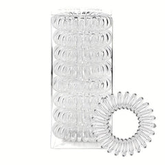 Phone Line Hair Roll Women's Headband Elastic Coil Set