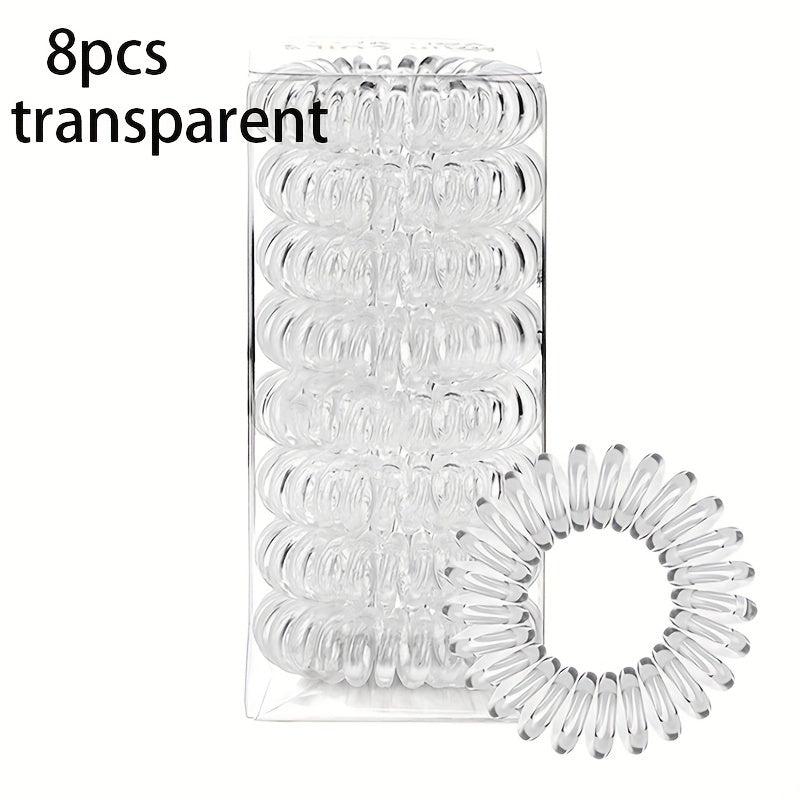 Phone Line Hair Roll Women's Headband Elastic Coil Set