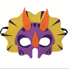 Dinosaur Masquerade Party Eye Mask DIY Halloween Decoration