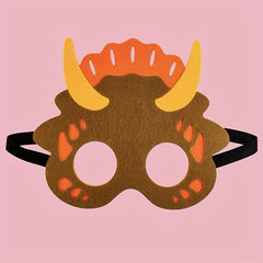 Dinosaur Masquerade Party Eye Mask DIY Halloween Decoration
