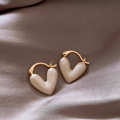Heart Stud Earrings For Women Dangle Earring Drop Jewelry Girls Gift