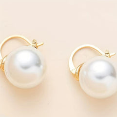 Creative Pearl Earrings Ear Jewelry Retro Ear Buckles
