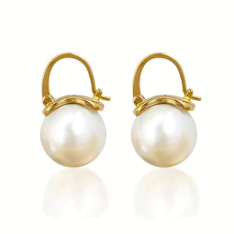 Creative Pearl Earrings Ear Jewelry Retro Ear Buckles