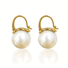 Creative Pearl Earrings Ear Jewelry Retro Ear Buckles
