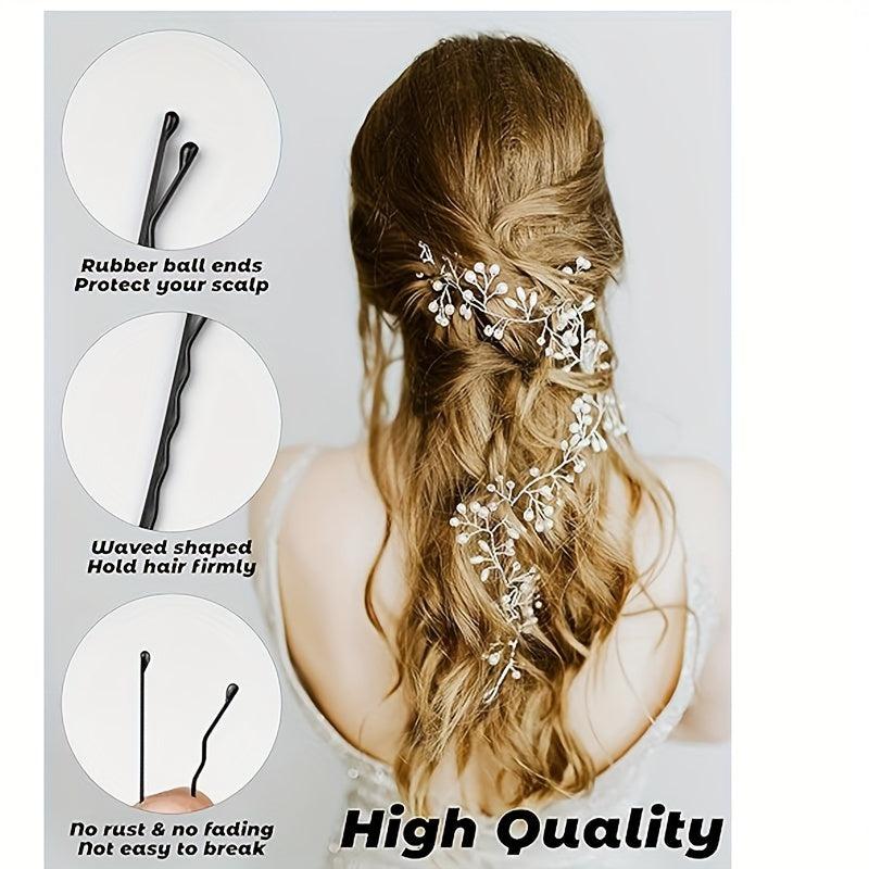 Bobby Pins 5 08 Cm Set with Secure Hold in Store Box
