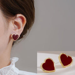 Love Earrings Niche Sense Earrings Temperament Small Earrings
