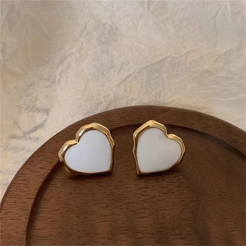 Love Earrings Niche Sense Earrings Temperament Small Earrings