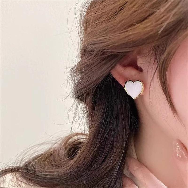 Love Earrings Niche Sense Earrings Temperament Small Earrings