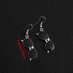 Street Punk Glasses Sunglasses Earrings Rock Party Jewelry