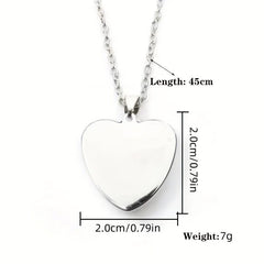 Heart shaped Elephant Necklace Toy For Men Kids Daughters Adults Gift