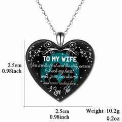 Crystal Letter Necklace English Birthday Gift For Boyfriend And Girlfriend