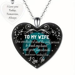 Crystal Letter Necklace English Birthday Gift For Boyfriend And Girlfriend