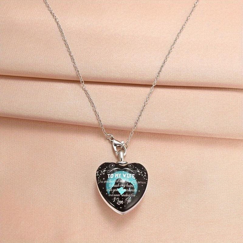 Crystal Letter Necklace English Birthday Gift For Boyfriend And Girlfriend