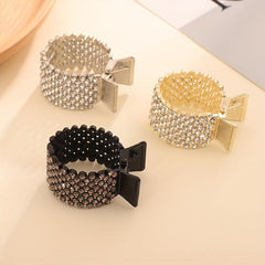 Rhinestone Shark Hair Clip for Ponytail