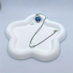 Heart Crystal Dolphin Pendant Necklace Women's Party Accessories Gift