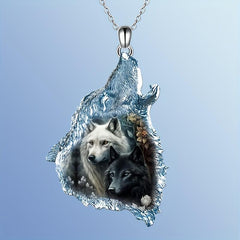 Animal Wolf Pendant Necklace for Party Toy Gift