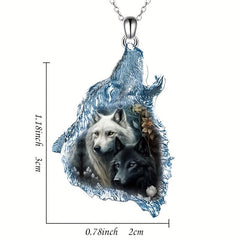 Animal Wolf Pendant Necklace for Party Toy Gift