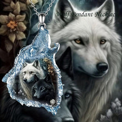 Animal Wolf Pendant Necklace for Party Toy Gift