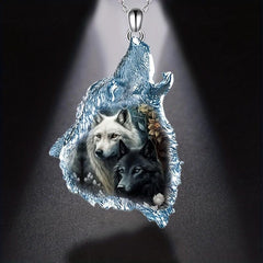 Animal Wolf Pendant Necklace for Party Toy Gift