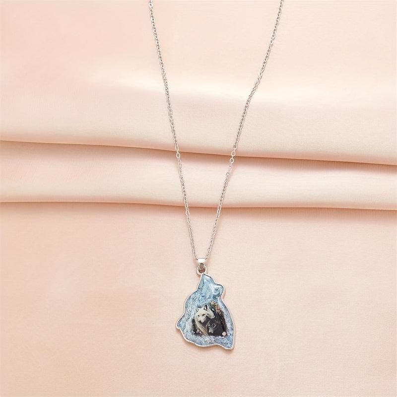 Animal Wolf Pendant Necklace for Party Toy Gift