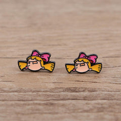 Cartoon Stud Earrings Sweet Party Jewelry Birthday Gift