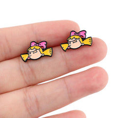 Cartoon Stud Earrings Sweet Party Jewelry Birthday Gift