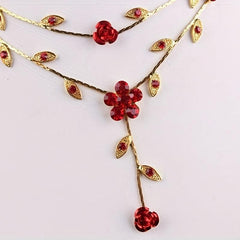 Gorgeous Bride Wedding Dress Cheongsam Set Princess Crown Red Accessories