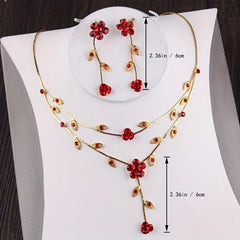 Gorgeous Bride Wedding Dress Cheongsam Set Princess Crown Red Accessories