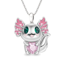 Sparkling Love Heart Pendant Necklace for Girls - Birthday Gift