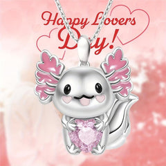 Sparkling Love Heart Pendant Necklace for Girls - Birthday Gift
