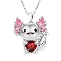 Sparkling Love Heart Pendant Necklace for Girls - Birthday Gift