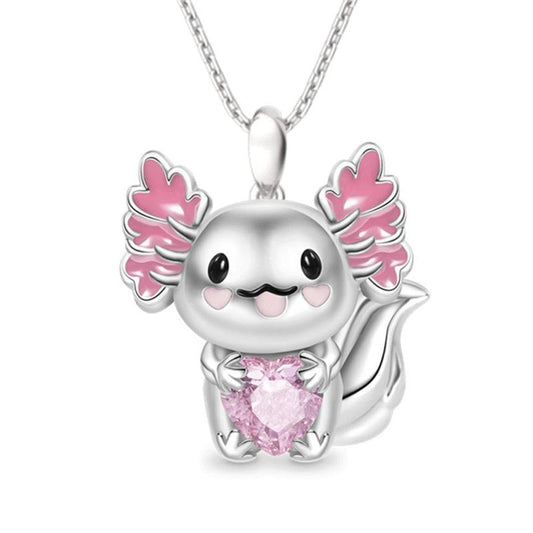 Sparkling Love Heart Pendant Necklace for Girls - Birthday Gift