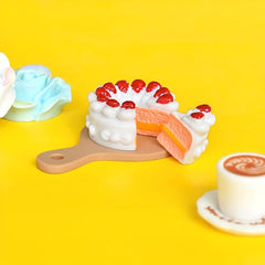 10pcs Strawberry Cake DIY Toy Set for Kids