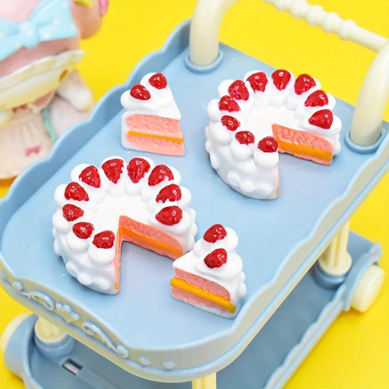 10pcs Strawberry Cake DIY Toy Set for Kids