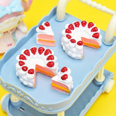 10pcs Strawberry Cake DIY Toy Set for Kids