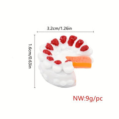 10pcs Strawberry Cake DIY Toy Set for Kids