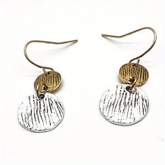 Retro Round Drop Earrings Pair Women Pendant Earrings