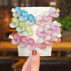 Heart Hair Clip Styling Tool for Girls