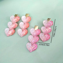 Heart Hair Clip Styling Tool for Girls