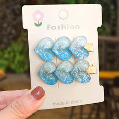 Heart Hair Clip Styling Tool for Girls