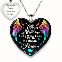 Love Crystal Pendant Necklace Letter Necklace Birthday Gift