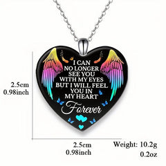 Love Crystal Pendant Necklace Letter Necklace Birthday Gift