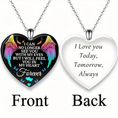 Love Crystal Pendant Necklace Letter Necklace Birthday Gift