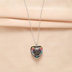 Love Crystal Pendant Necklace Letter Necklace Birthday Gift